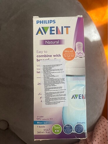 Philips Phılıps avent Natural Response Pp Biberon, 260ML, 1+ Ay,doğal Te