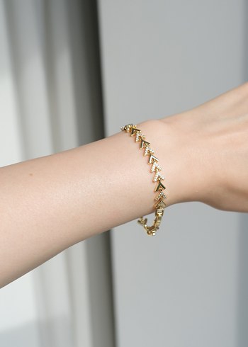 14k Xuping Taşlı Bileklik