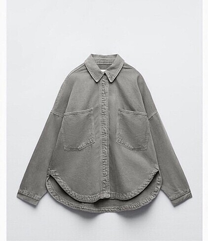 zara cepli denim gömlek