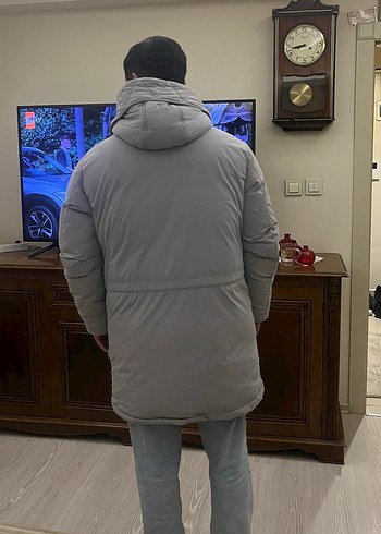 Zara kaz tüyü kaban - Görsel 2