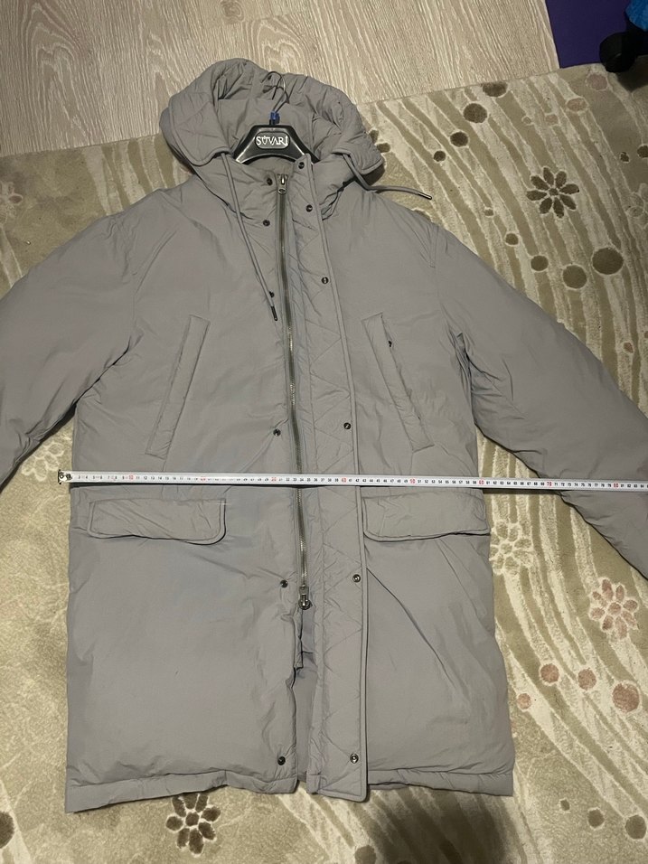 Zara kaz tüyü kaban - Görsel 4