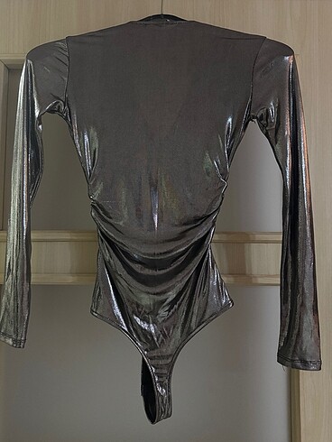 xs Beden H&M PARLAK METALİK BODY