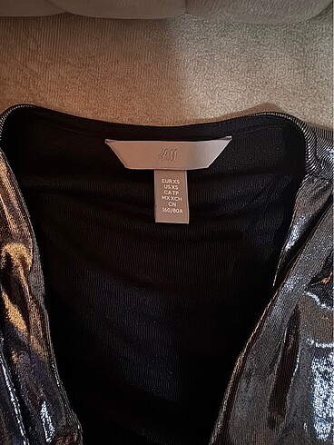 H&M H&M PARLAK METALİK BODY