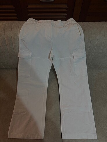 H&M KARGO KETEN PANTOLON