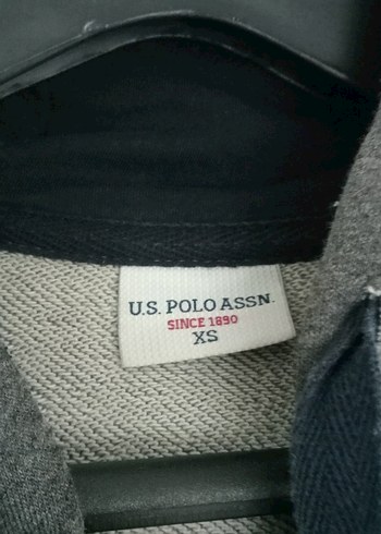 s Beden orjinal US Polo kapşonlu sweatshirt S