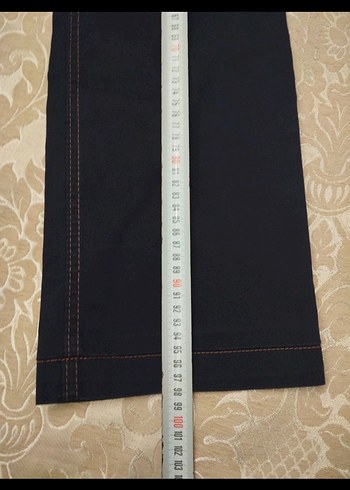 Parantez Kahverengi Kemerli Kadın Denim Pantolon
