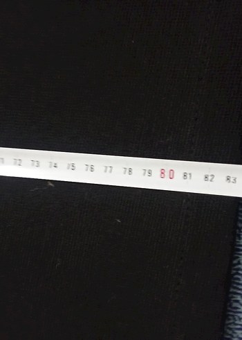 Düğmeli Siyah Midi Büyük Beden Ceket - Görsel 7