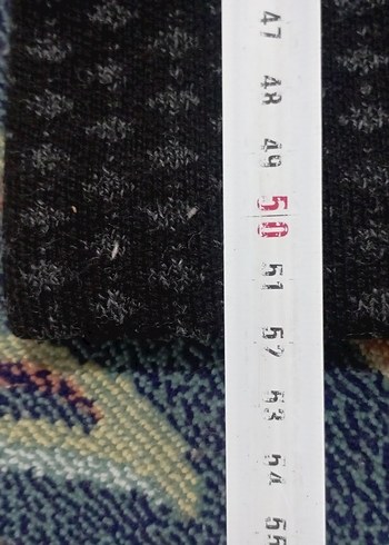 Düğmeli Siyah Midi Büyük Beden Ceket - Görsel 10