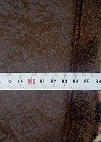 Kahverengi Uzun Deri Kadın Kaban - Görsel 9