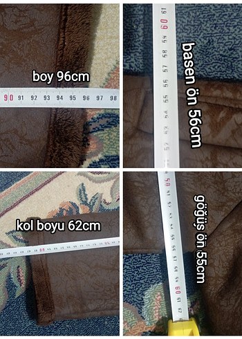 Kahverengi Uzun Deri Kadın Kaban - Görsel 13