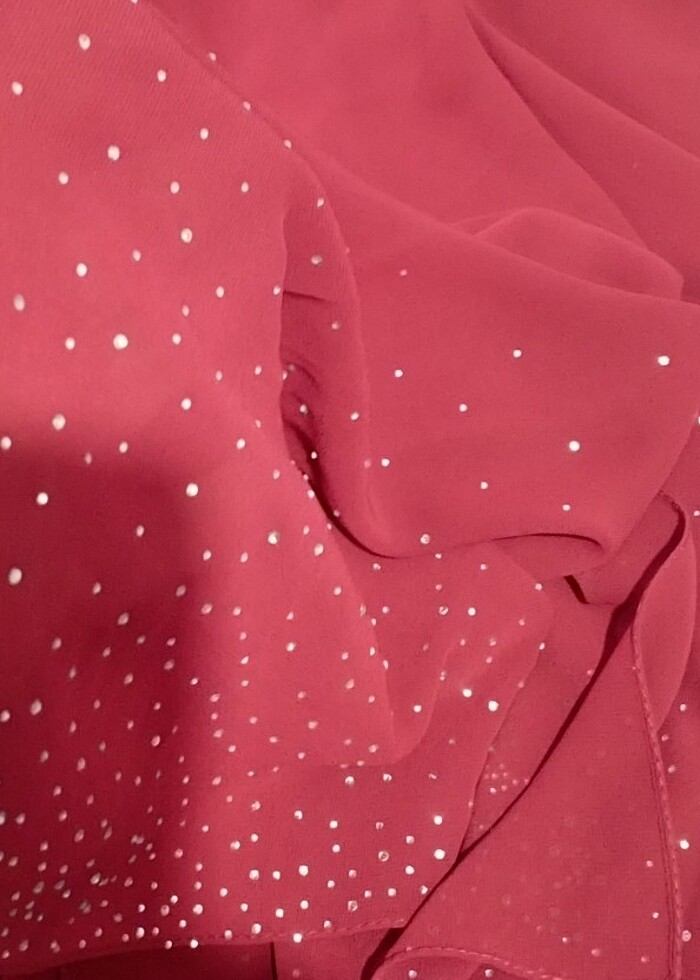 Polo İst marka taşlı şifon şal - Görsel 2