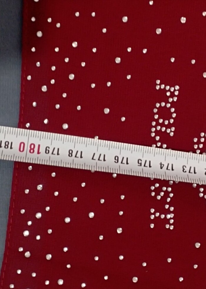 Polo İst marka taşlı şifon şal - Görsel 5