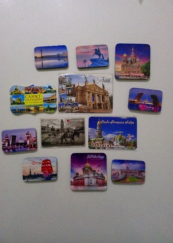 Renkli Turistik Magnet Seti - Görsel 3