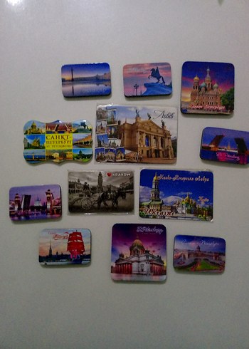 Renkli Turistik Magnet Seti - Görsel 2