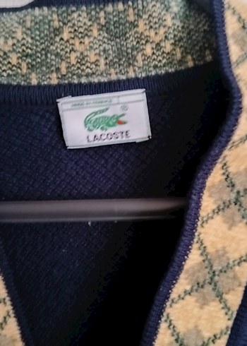 Lacoste Erkek lacivert Triko Hırka - Görsel 6