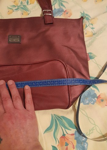 Beden Bordo Deri Fermuarlı Kadın Çanta