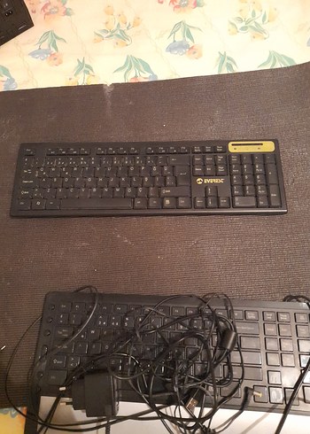 Everest KM-5535 Sarı Kablosuz Klavye - Görsel 8