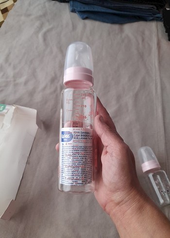 wee bady Pembe Pastel Bebek Biberonları Seti - Görsel 3