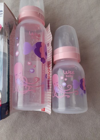 wee bady Pembe Bebek Biberon Seti 0-6 Ay - Görsel 6