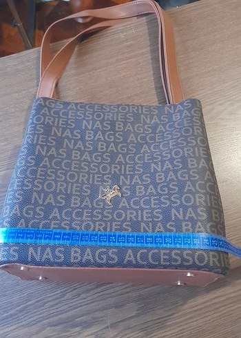 Kahverengi Baskılı Kadın Omuz Çantası - Görsel 8