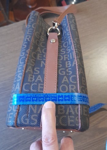 Kahverengi Baskılı Kadın Omuz Çantası - Görsel 7