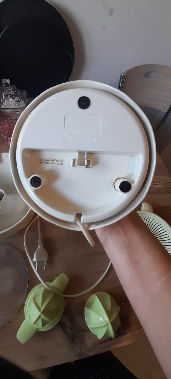 Beyaz Arçelik Narenciye Sıkacağı - Görsel 4