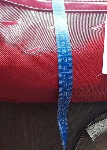 Parlak Kırmızı Deri Kadın Çanta - Görsel 5