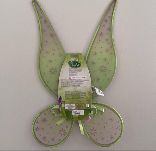 Standart Beden Beden yeşil Renk Disney tinkerbell kanat