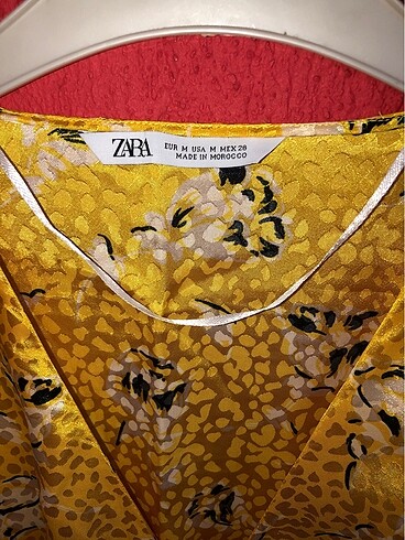 Zara Zara saten elbise
