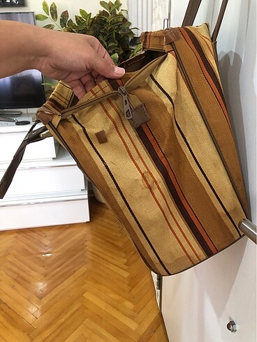 Beden camel Renk Kaliteli 80 li yıllar vintage kol çantası