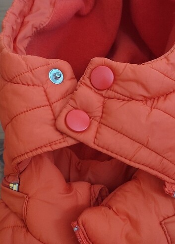 4 Yaş Beden turuncu Renk Hello Baby şişme mont