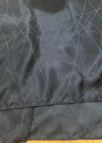 Kadın Lacivert Drapeli Kumaş Pantolon - Görsel 2