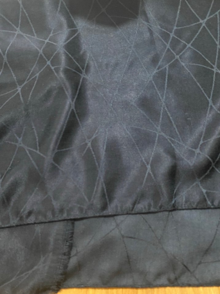 Kadın Lacivert Drapeli Kumaş Pantolon - Görsel 2