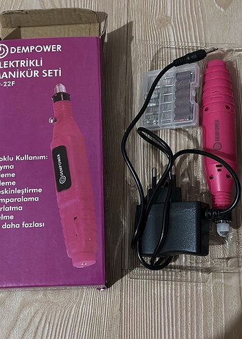 Dempower Elektrikli Manikür Seti DP-22F - Görsel 2