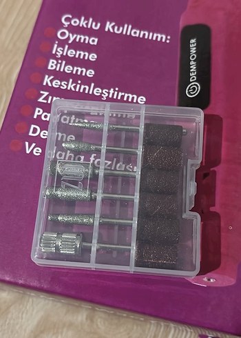 Dempower Elektrikli Manikür Seti DP-22F - Görsel 3