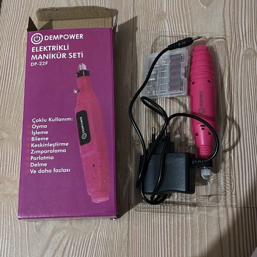 Dempower Elektrikli Manikür Seti DP-22F - Görsel 2