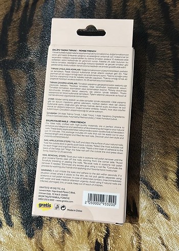 Eklips Premium Pembe Badem Takma Tırnak - Görsel 2