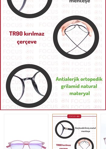 Kürk Detaylı Camel Kadın Gözlüğü - Görsel 3