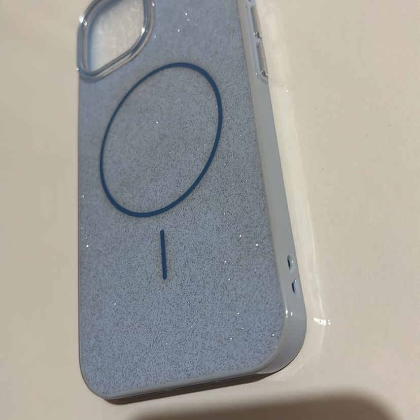 Mavi Parlak Telefon Kılıfı - Görsel 2