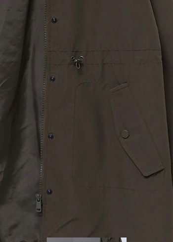 LCW Grace Düz Uzun Kollu Oversize Parka - Görsel 2