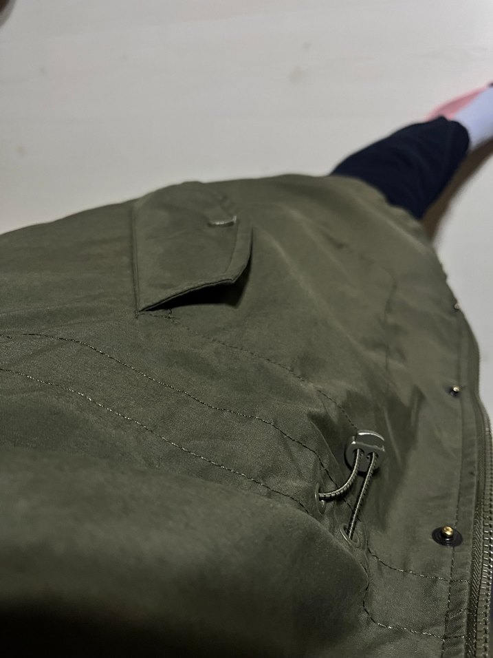 LCW Grace Düz Uzun Kollu Oversize Parka - Görsel 3