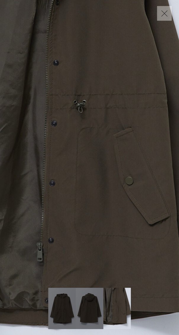 LCW Grace Düz Uzun Kollu Oversize Parka - Görsel 2