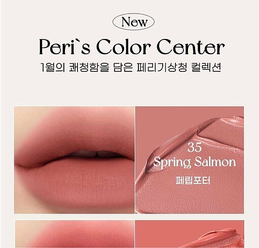  Beden pembe Renk peripera ink velvet no 35 spring salmon