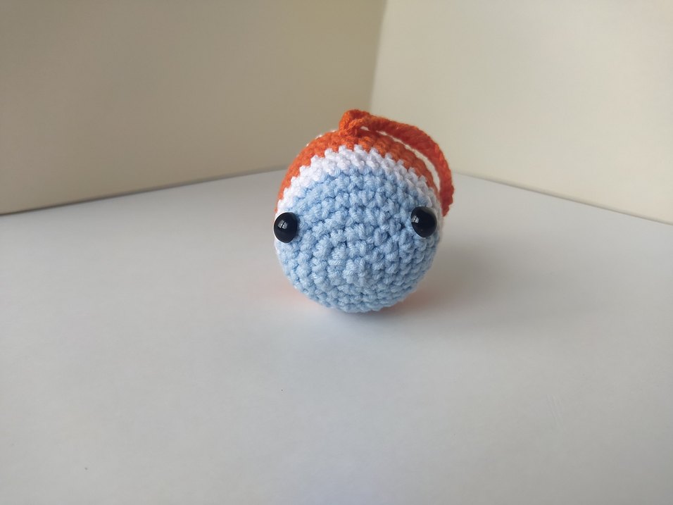 Örgü Balık Anahtarlık Süsü - Görsel 3