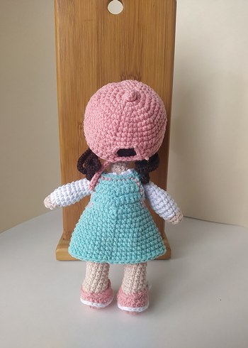 Pastel Renkli Örgü Bebek - Görsel 3