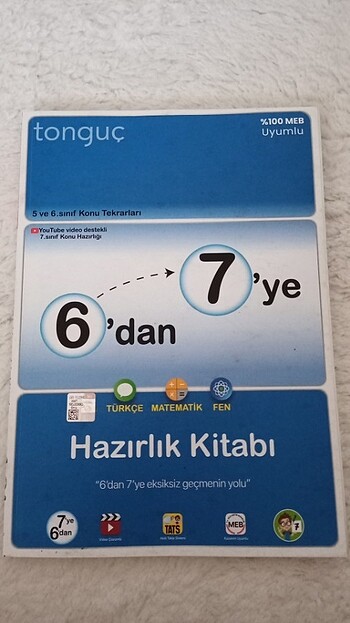 6 dan 7 ye Hazırlık Test Kitabı Tonguç Yayınları 