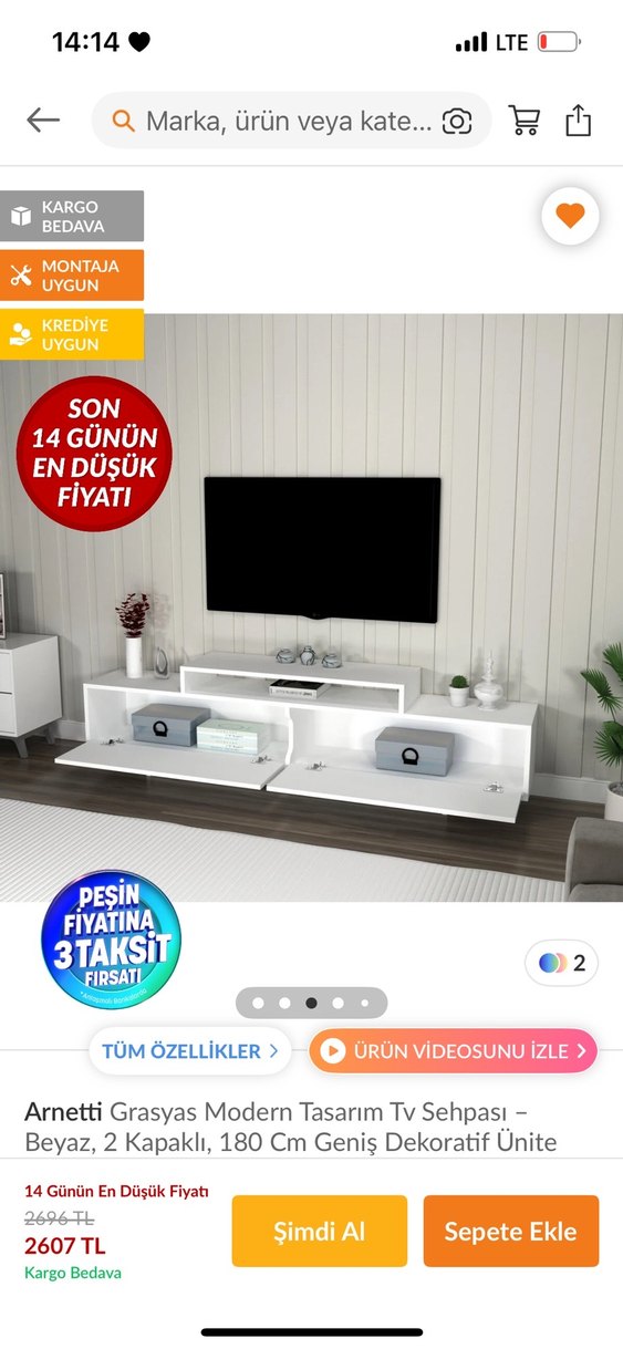 Tv sehpası - Görsel 2