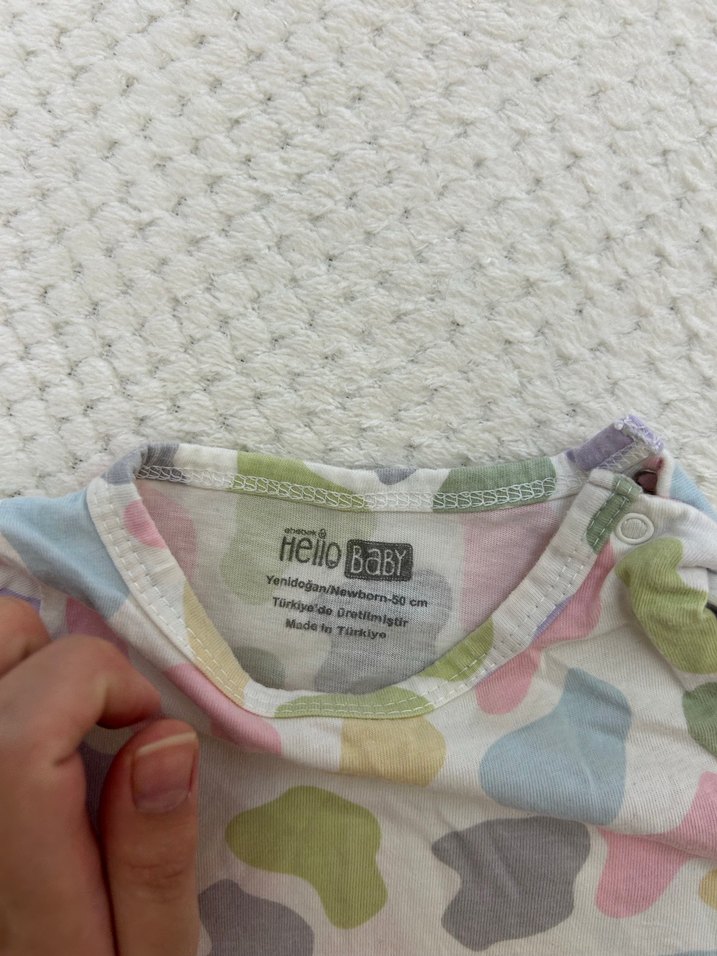 Kısa bebek tulum - Görsel 3