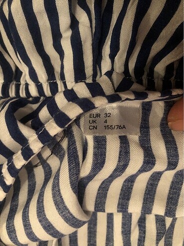 32 Beden beyaz Renk H&M elbise