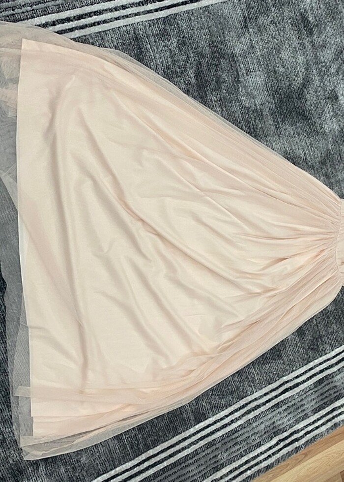 Pudra abiye elbise - Görsel 2